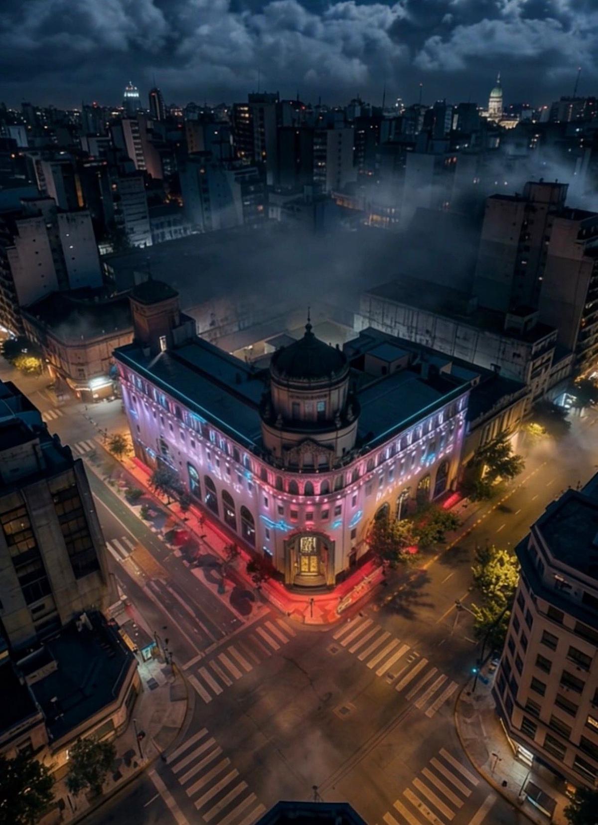 La fachada de Lotería de Córdoba se transforma en un escenario de homenaje