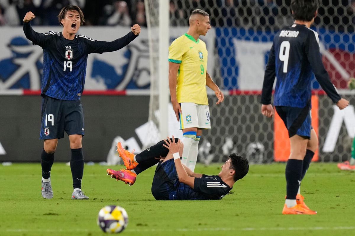Japón vence a Brasil por primera vez en amistoso en Tokio