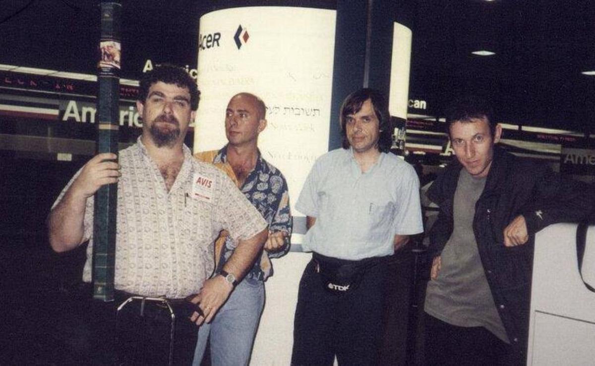 Mario Breuer con el Indio Solari. 