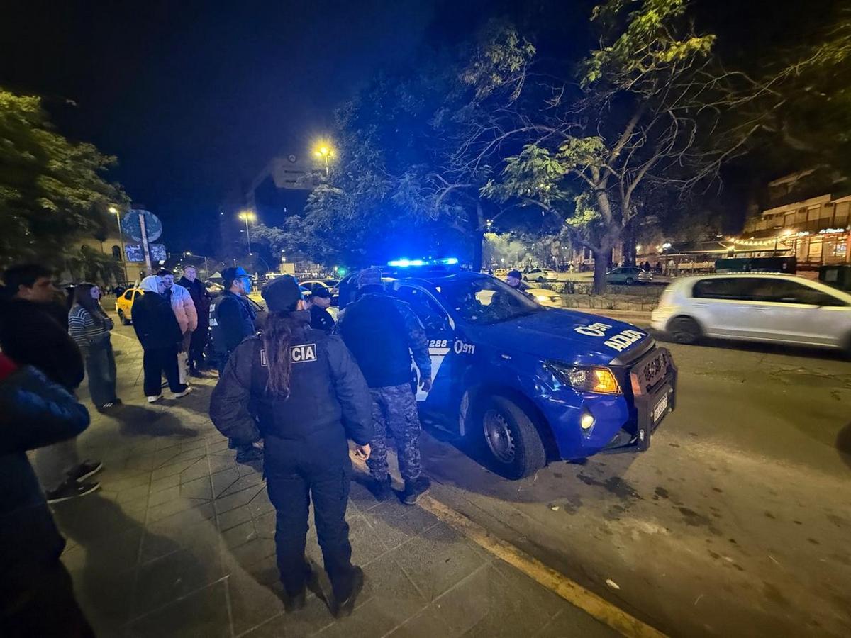 Los festejos por Argentina terminaron en incidentes (Foto: Daniel Cáceres/Cadena 3)