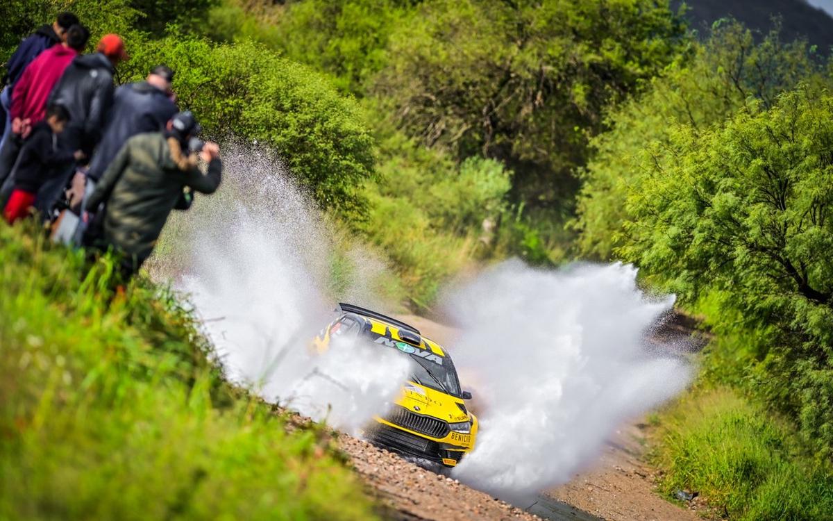 De Salta, Tomás Olmedo, puntero y revelación del Rally Cordobés 2026