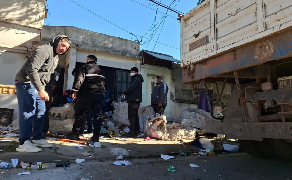 La intervención municipal se realiza en una vivienda de Barra al 900