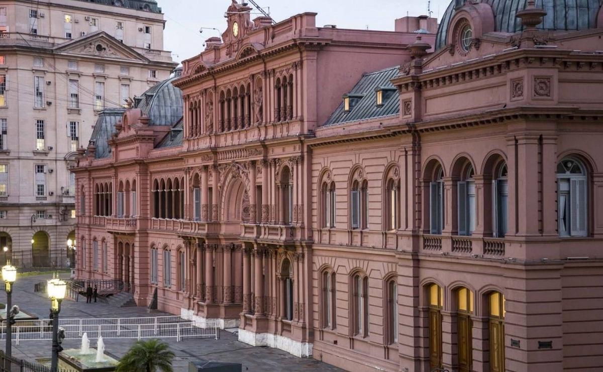 La Casa Rosada.