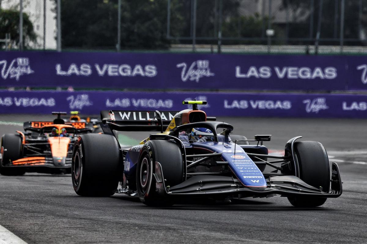 FOTO: El WIlliams de Franco Colapinto en el GP de México. (Foto: Williams Racing)