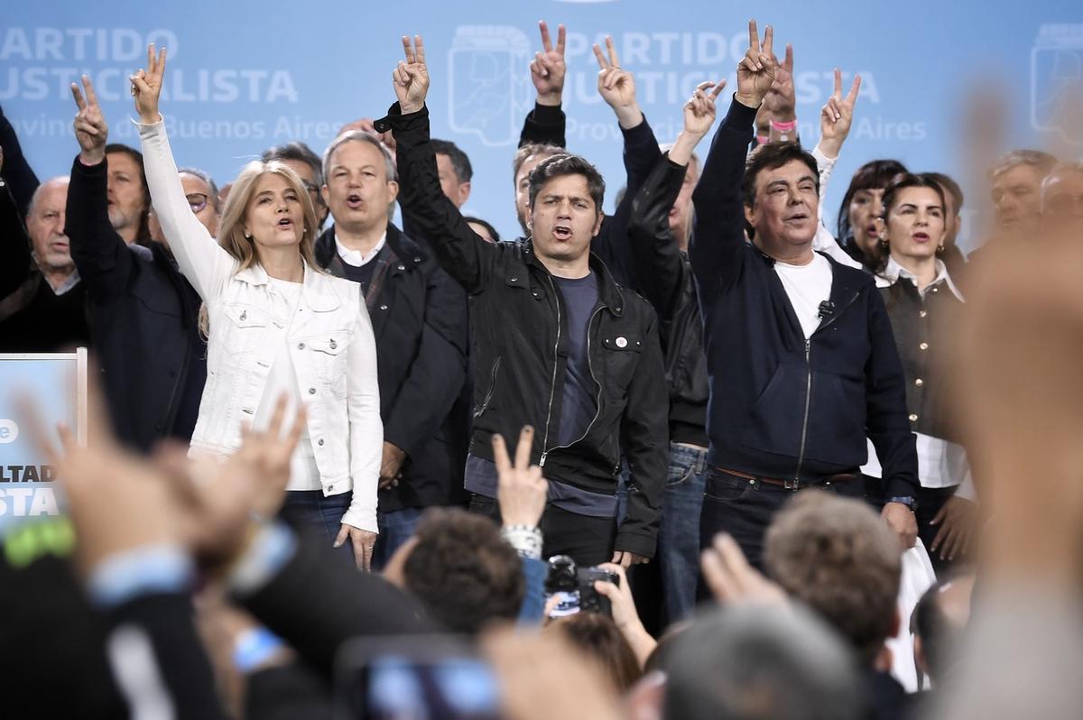 Axel Kicillof realizó un acto por el 17 de octubre en La Matanza.