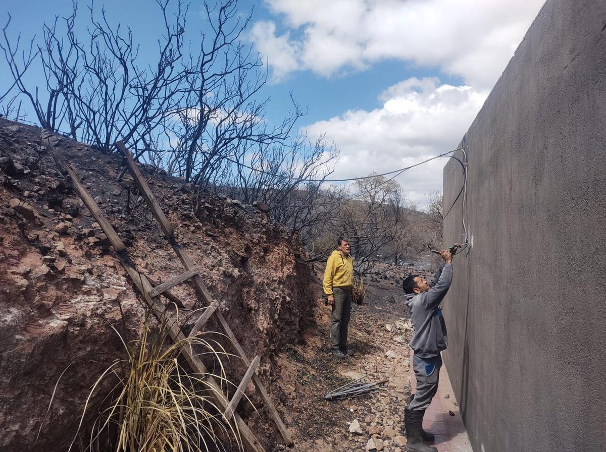 FOTO: Vecinos que defendieron sus casas con valentía: 