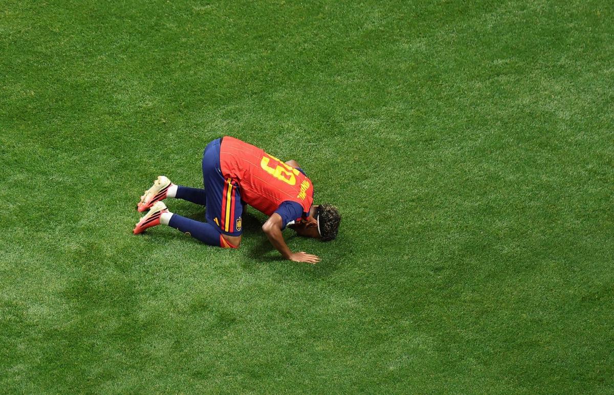 Lamine Yamal anotó su primer gol en el Mundial. (Foto:X)