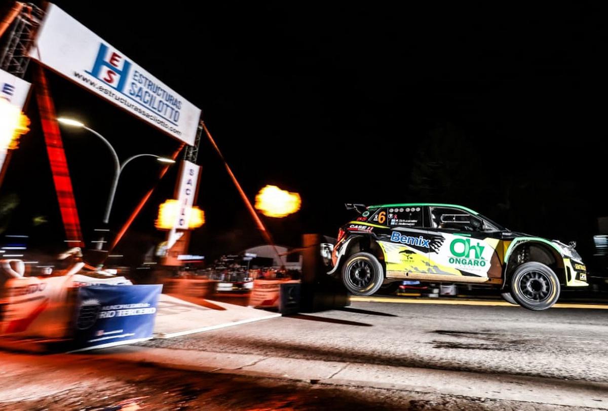 El Skoda de los punteros del Rally Cordobés, Hubmann-Schwander