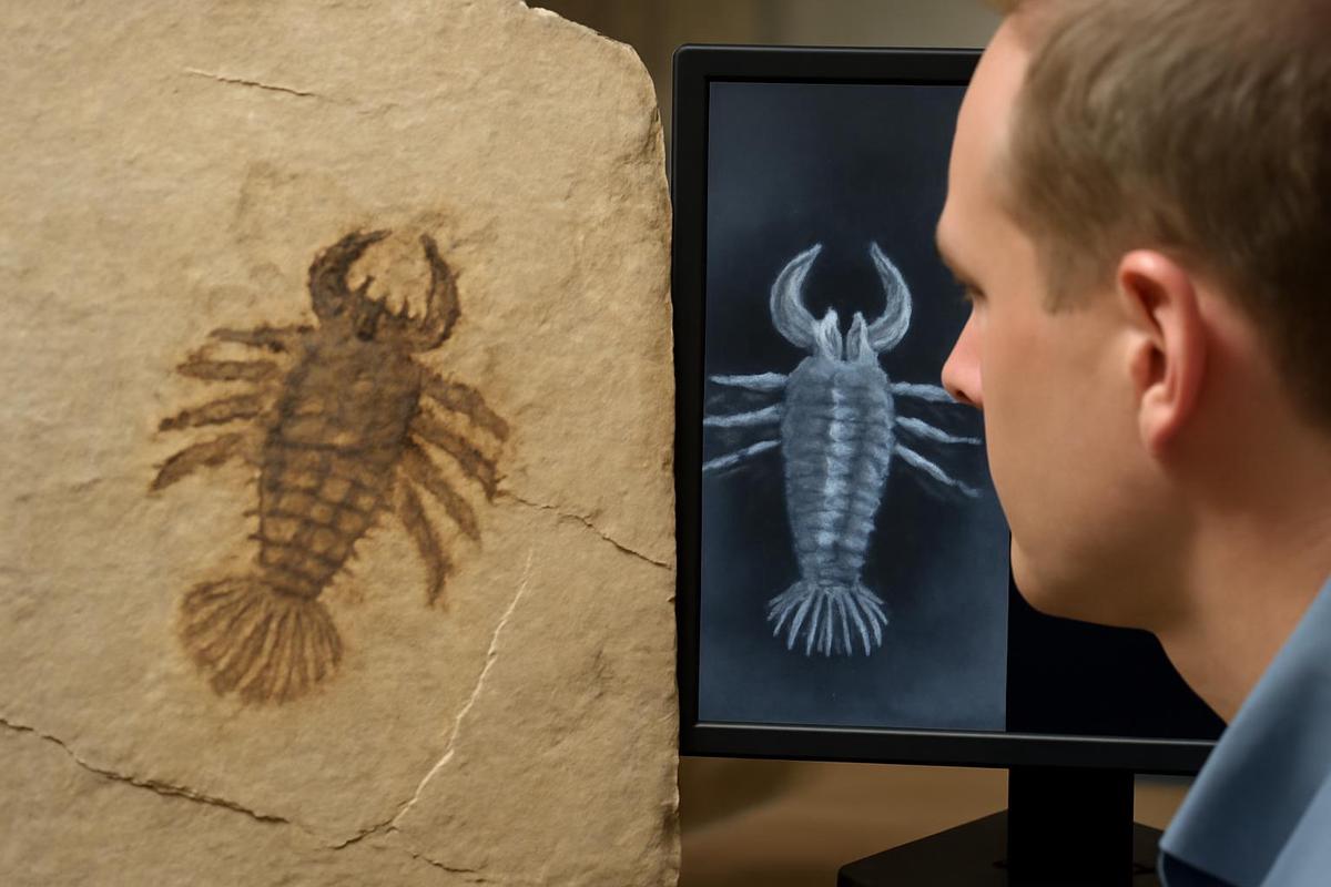 Fósil que revela los orígenes de los colmillos de las arañas