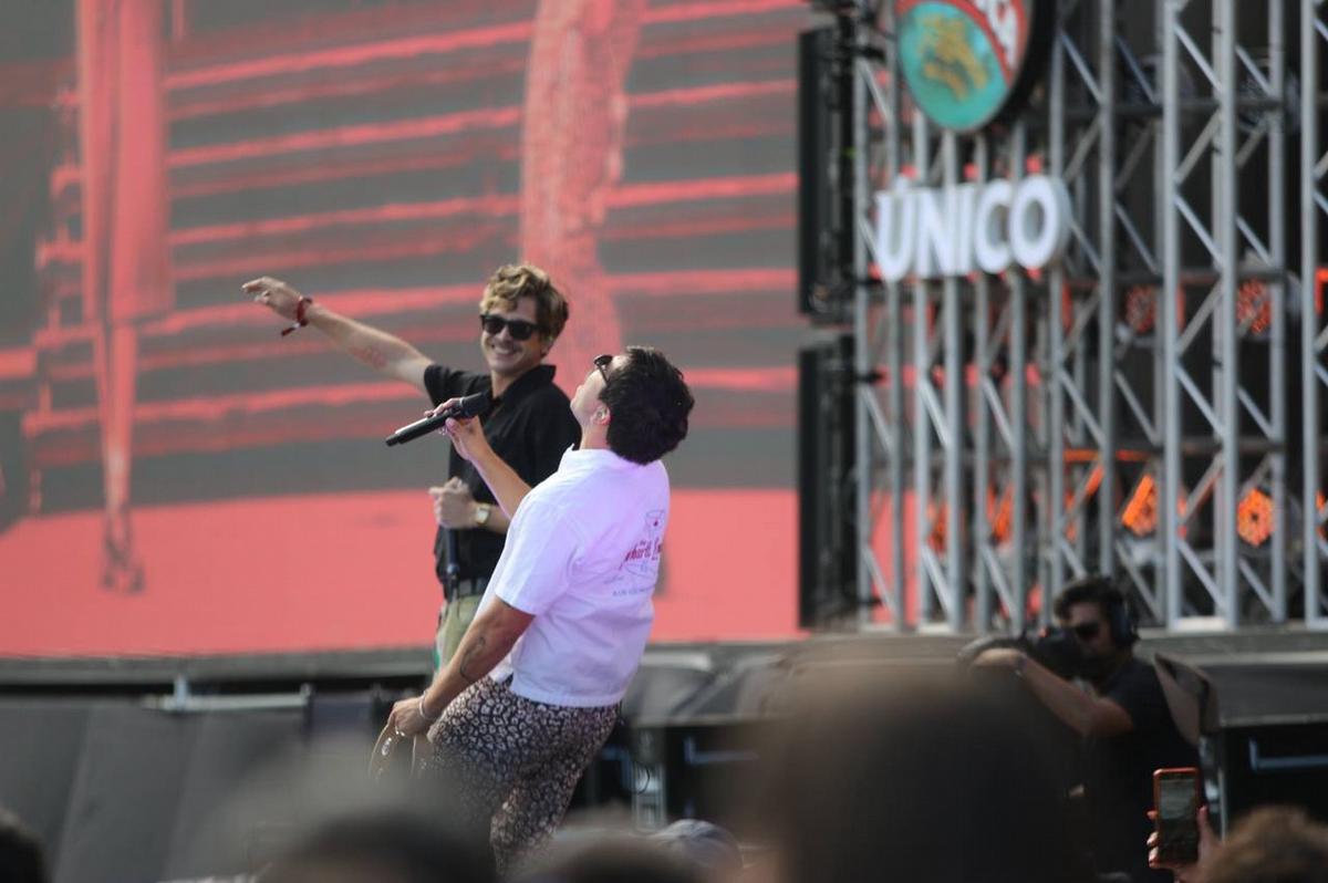 Una multitud vibra en el primer día del Cosquín Rock 2026. (Foto: Daniel Cáceres)