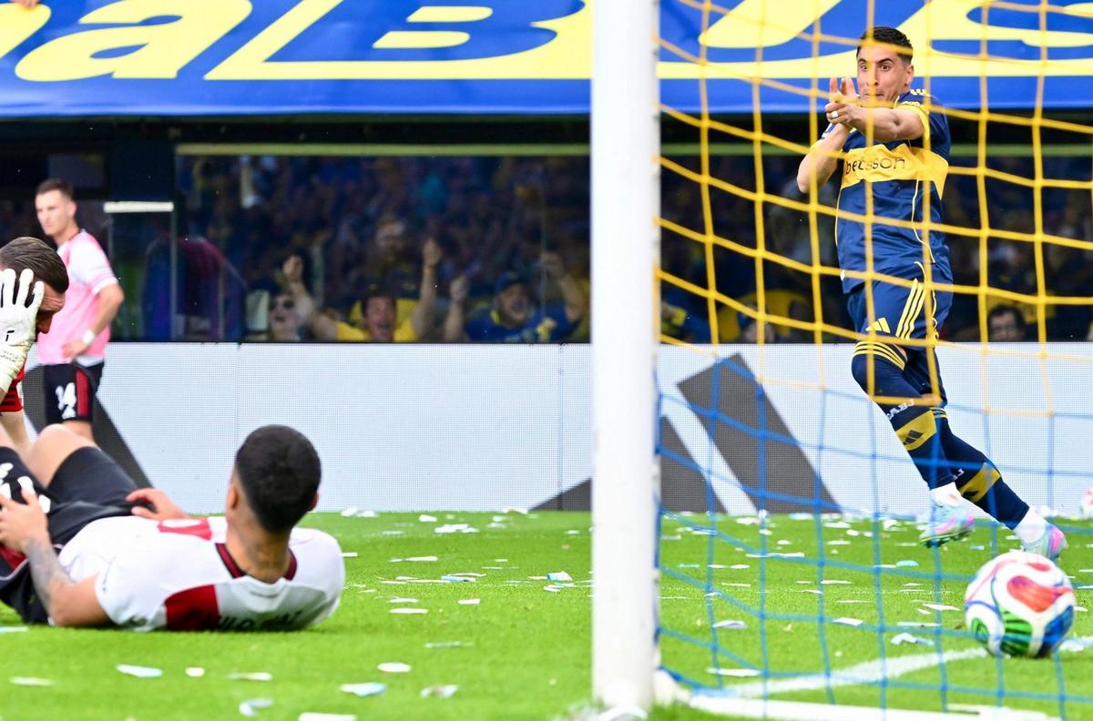 Merentiel, autor del segundo de Boca. 