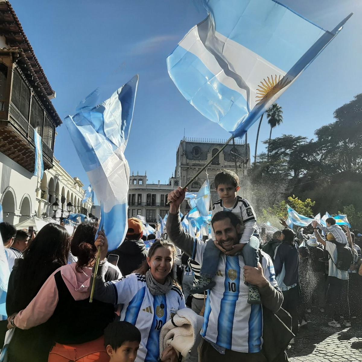 Los festejos de los hinchas argentinos a lo largo y ancho del país.