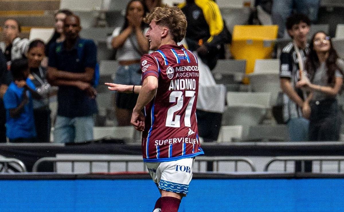 Santino Andino, la joya del "Tomba" (Foto: Prensa Godoy Cruz)