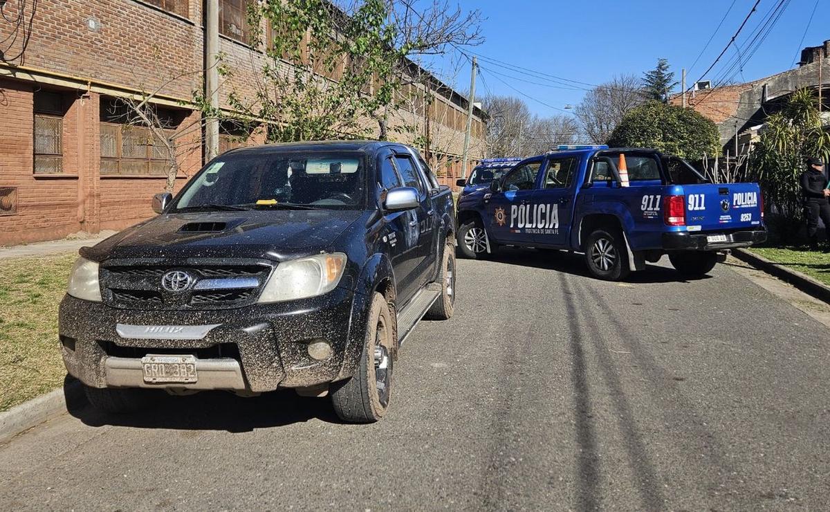 El vehículo robado.