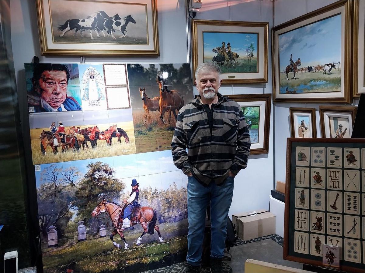 El artista plástico Carlos Montefusco celebra 30 años de su primera exhibición