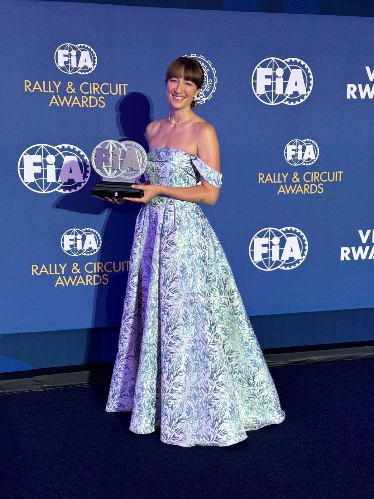 FOTO: Pertegarini es la primera mujer que gana un campeonato munidal FIA