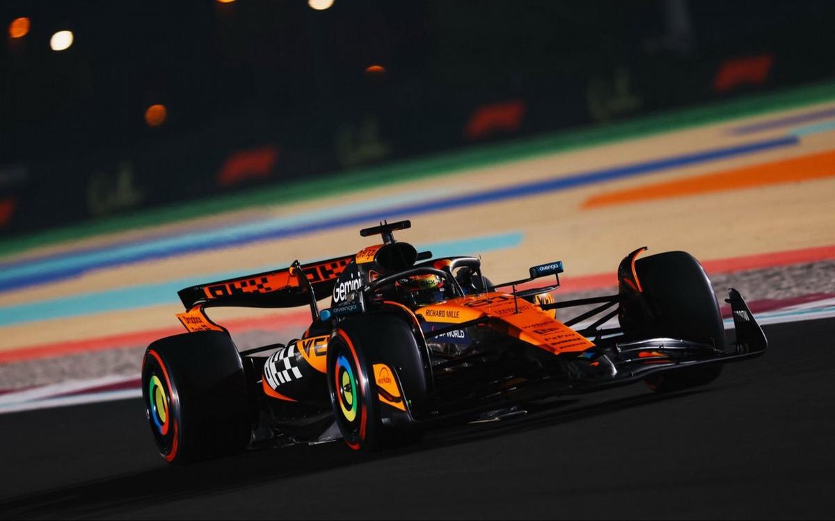 Piastri sigue en la cima de todo en Catar y también tiene la pole para el GP