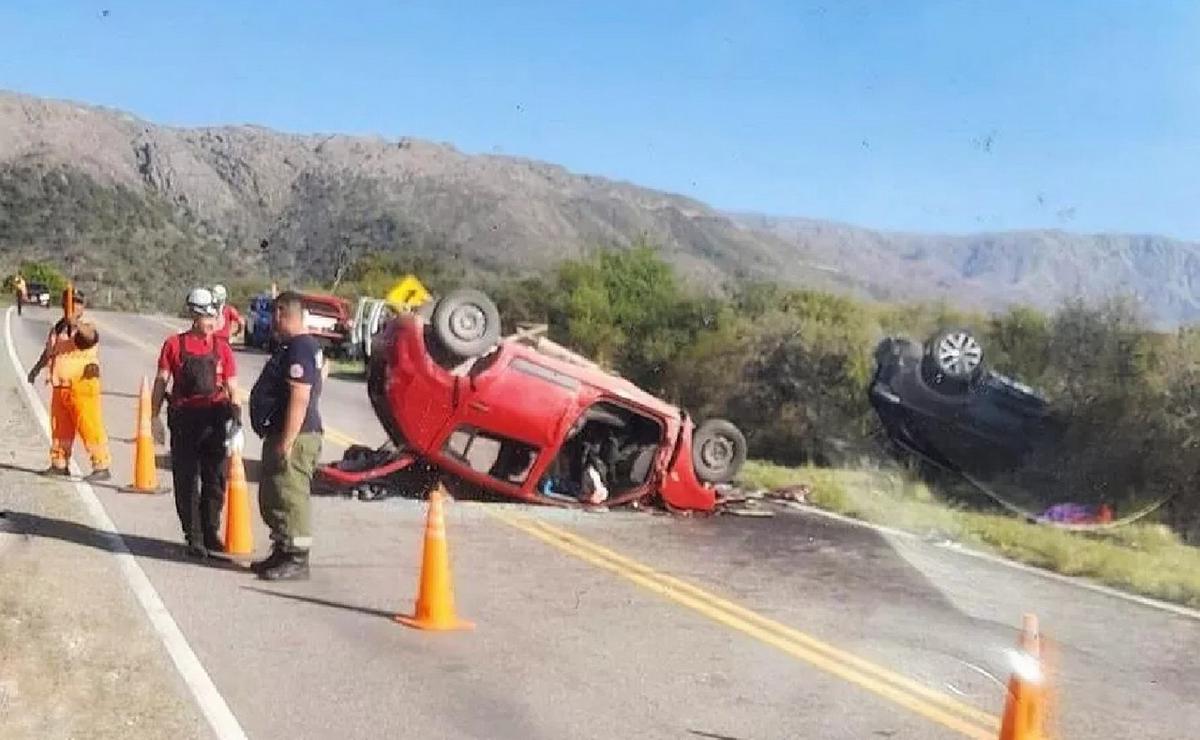 El accidente de Oscar González en las Altas Cumbres. (Foto: MPF)