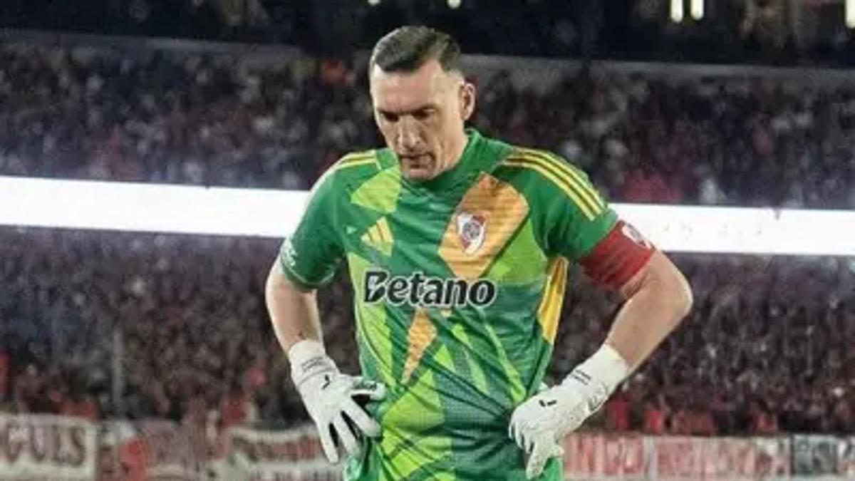 Franco Armani se pierde los amistosos de River. Foto: Agencia NA (archivo).