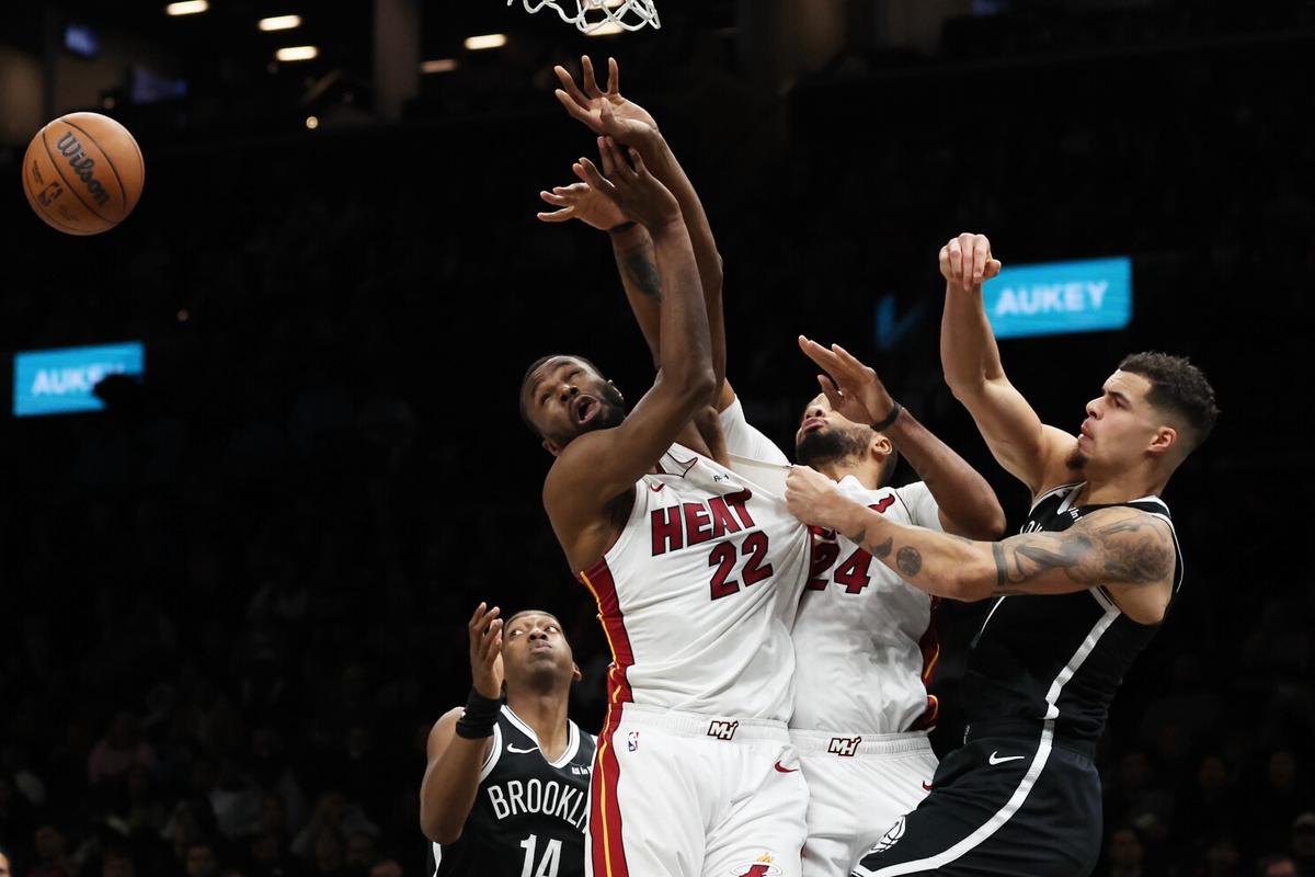 Heat vence a Nets 106-95 y rompe racha de 5 tropiezos