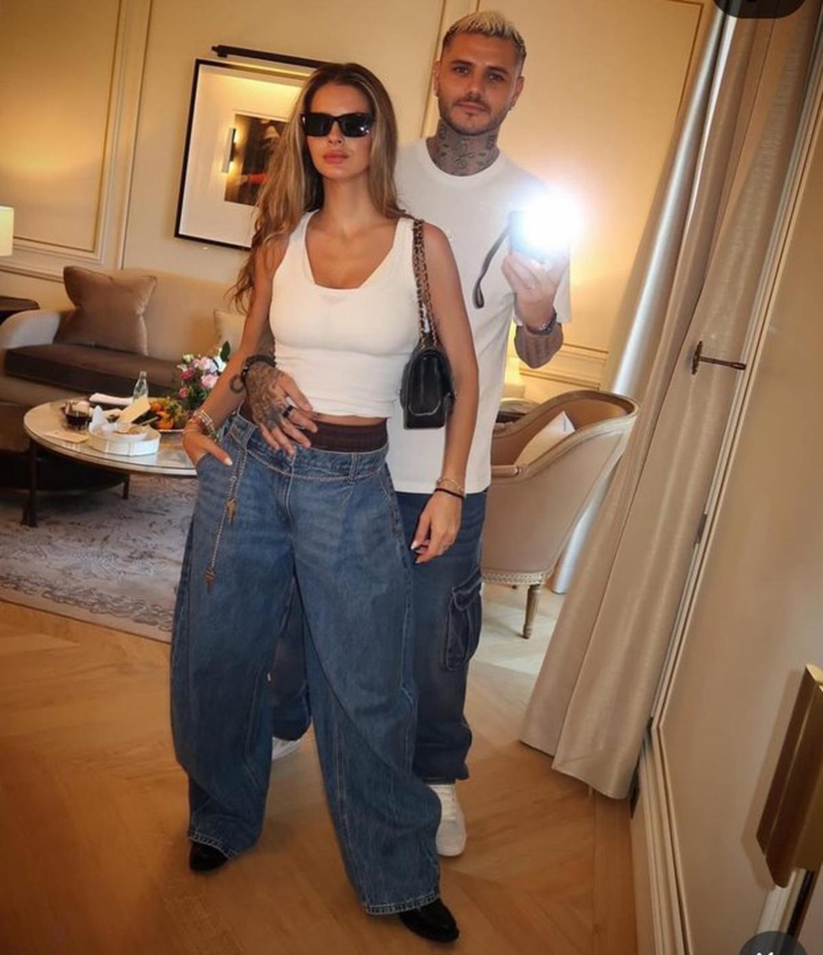 Mauro Icardi y la China Suárez fueron vistos de fiesta en un club nocturno