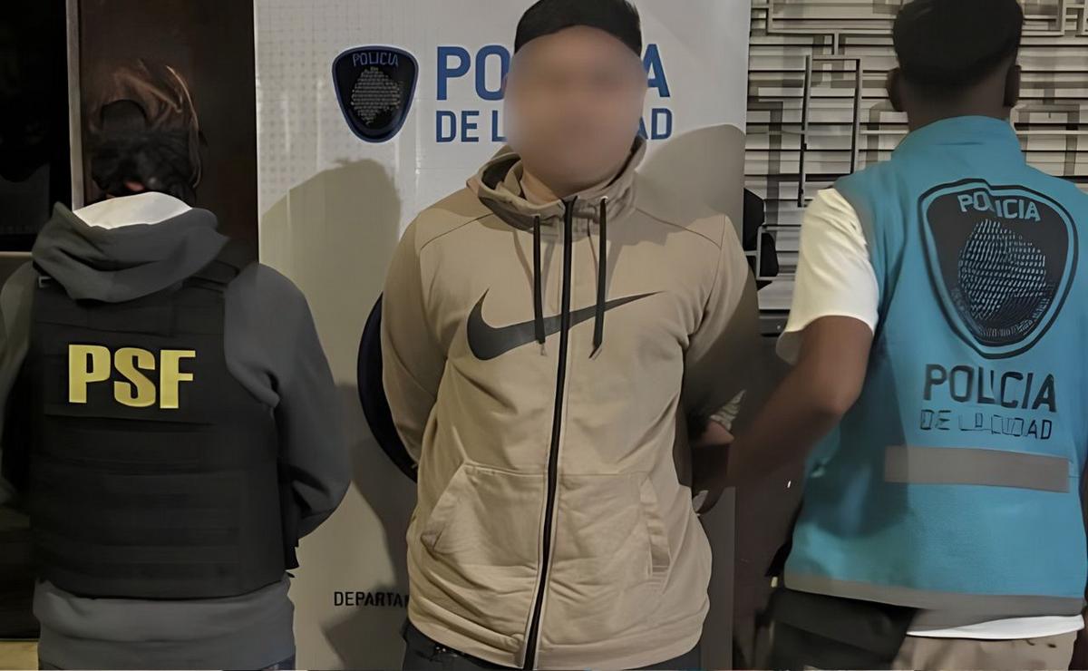 Jonatan Riquelme, un capo de la banda “Los Menores” que fue detenido en Caballito.
