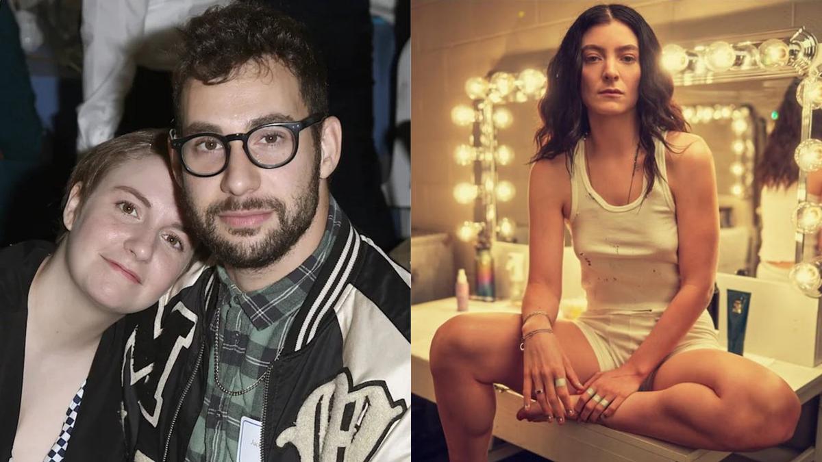 Lena Dunham, Jack Antonoff y Lorde. Foto: Agencia NA/ Redes