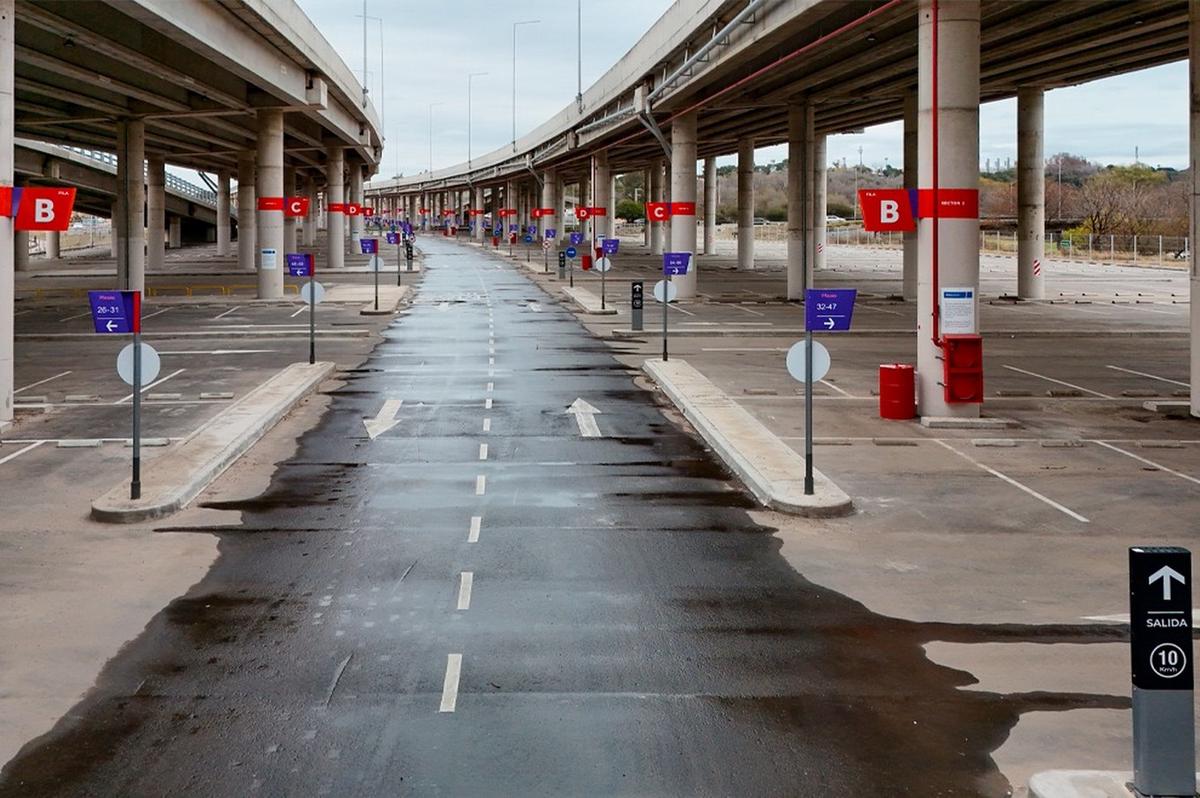 El estadio Kempes ya cuenta con nuevas playas de estacionamiento.