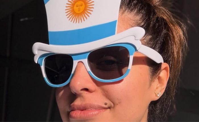 Euge Quevedo mostró cuál fue su cábala para la semifinal de Argentina con Inglaterra