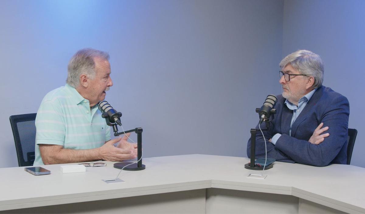El bioquímico Ignacio Aguirre, en la entrevista con Sergio Suppo.