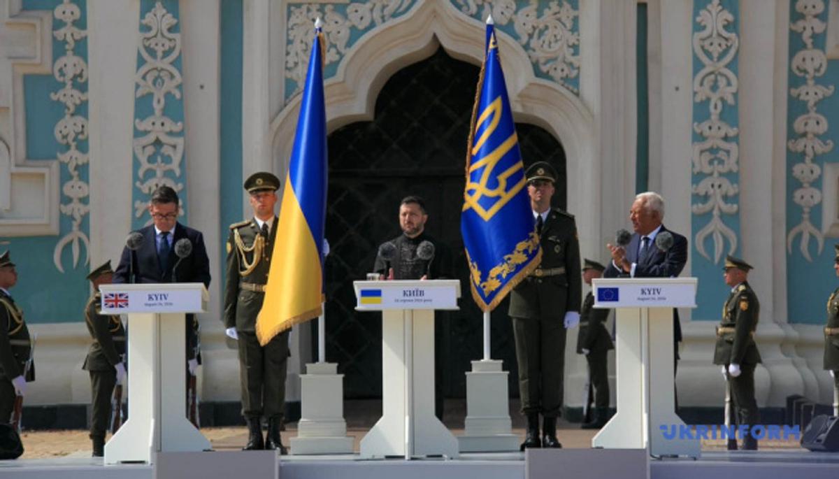 Ucrania celebró su independencia en Kiev