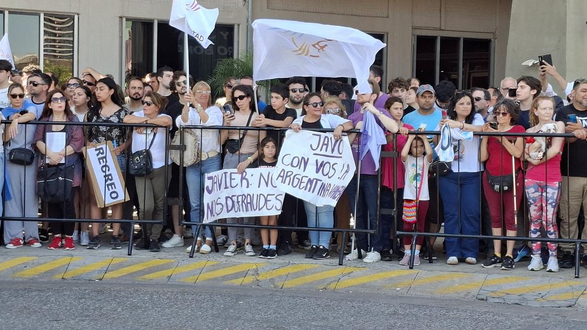 Javier Milei visita Santa Fe
