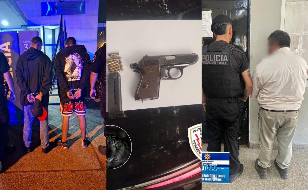 El resumen de las detenciones en Rosario