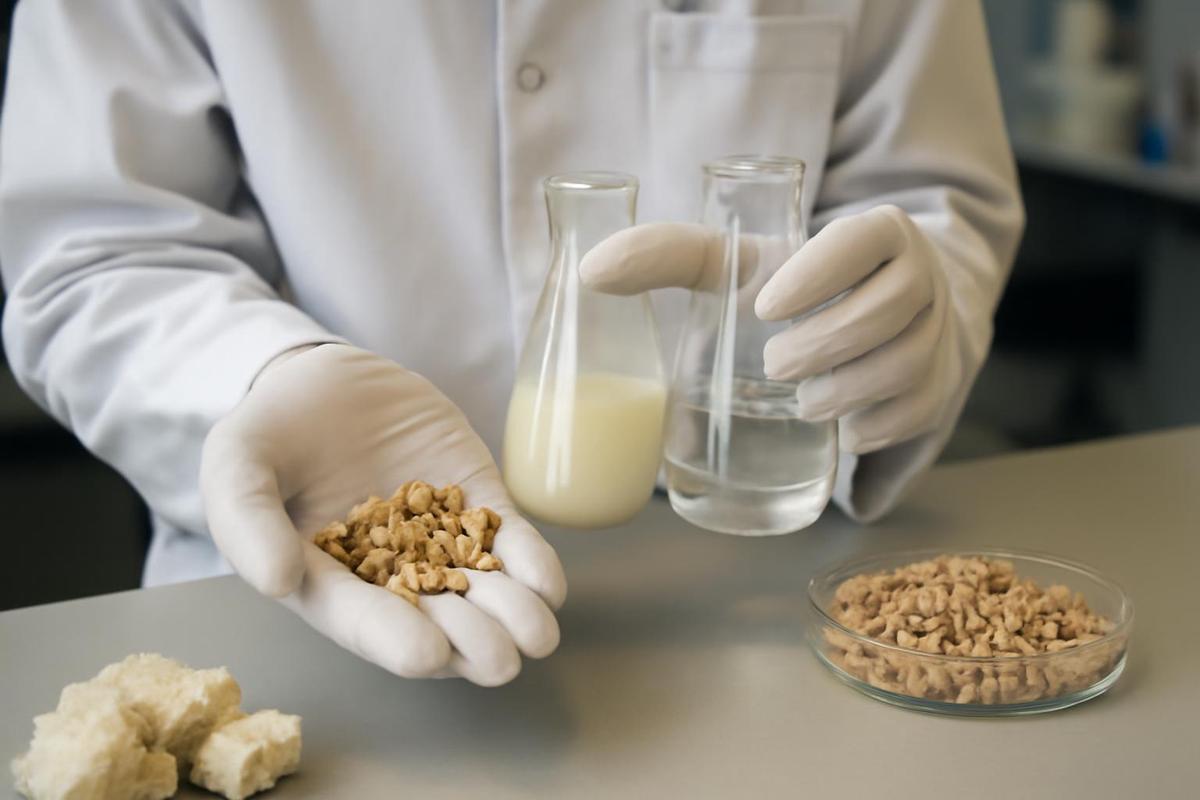 Perlas de proteína para captura de CO2