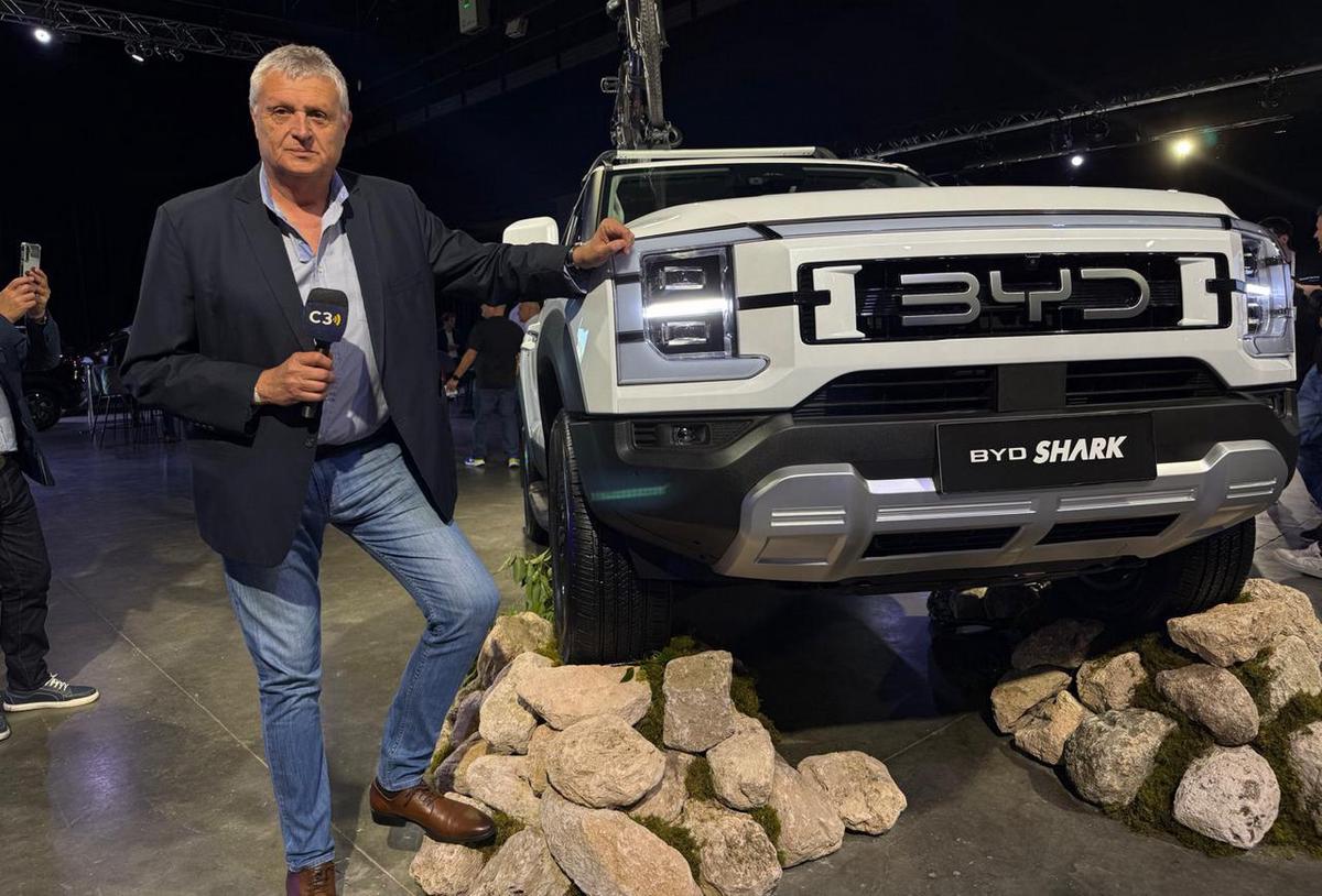 Cadena3 en el inicio oficial de las operaciones de BYD en Argentina