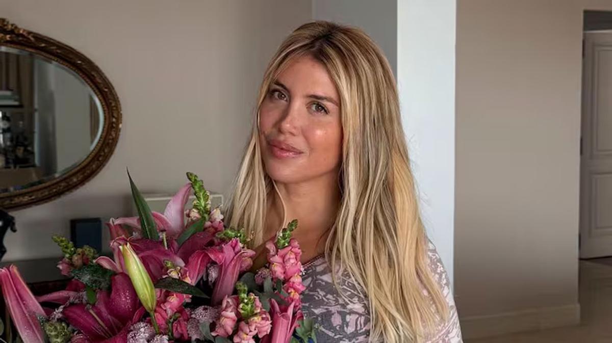 La mediática Wanda Nara. Foto: Agencia NA (Captura)