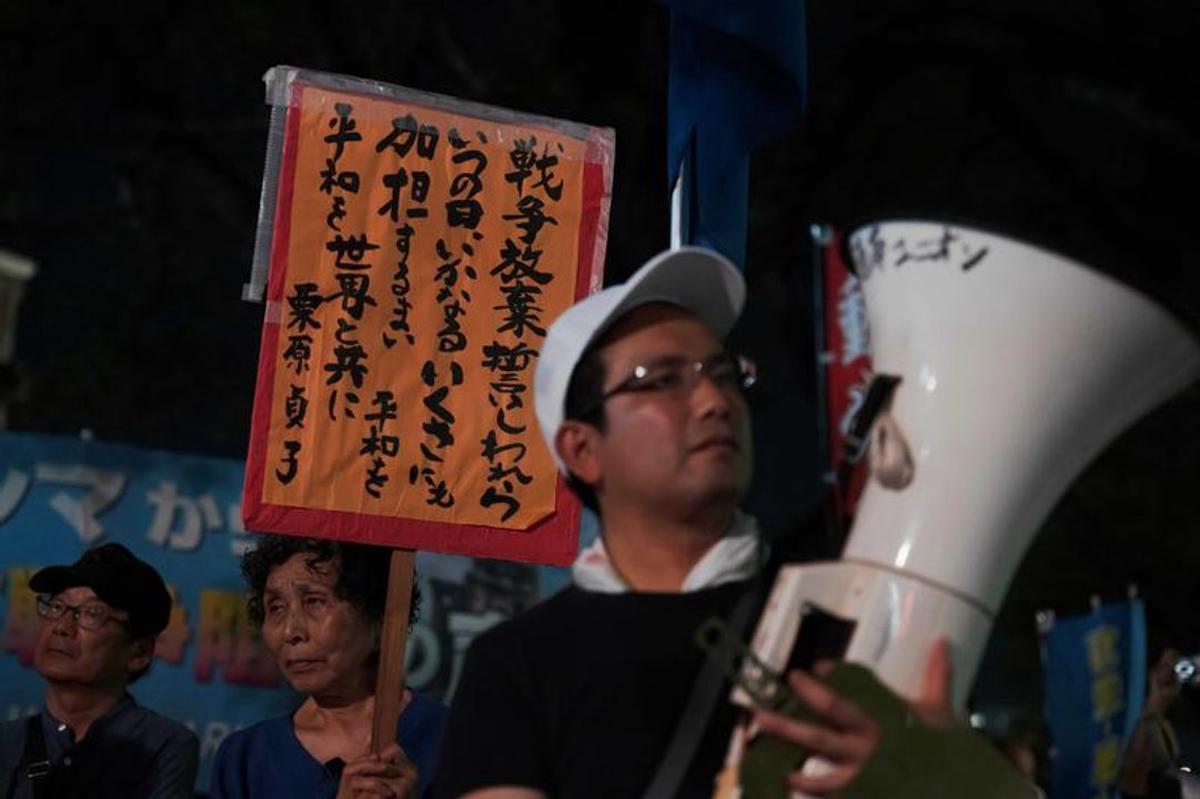 Dentro de Japón hubo protestas anti nucleares.