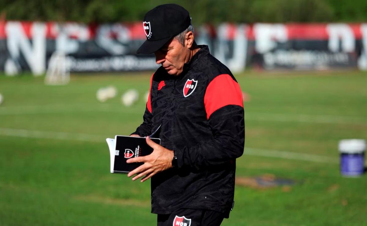 El entrenador de Newell's, Frank Darío Kudelka.
