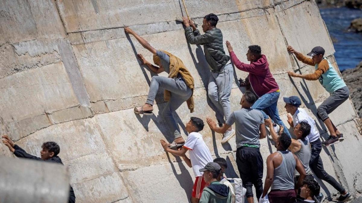 Una postal del drama de los migrantes africanos.