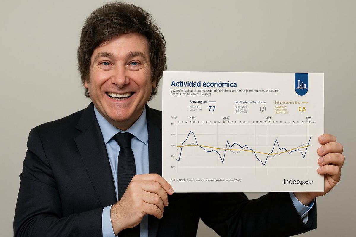 Fuerte suba de la economía: el dato que celebró Javier Milei con una provocadora frase contra la oposición