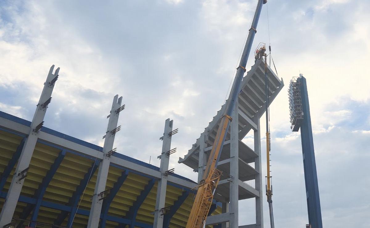Obras en el Gigante de Arroyito.