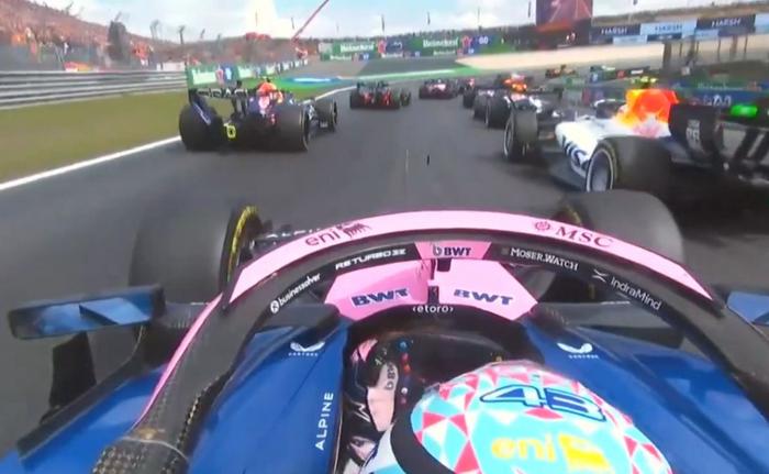 Así fue la gran largada de Colapinto en la Sprint que ilusiona para la carrera de este domingo
