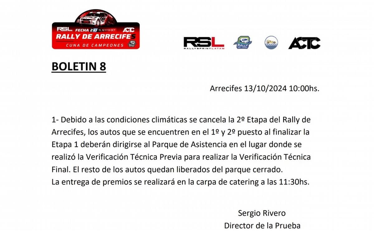 FOTO: Llueve sin para desde anoche en Arrecifes, C3M en el autódromo espera la resolución