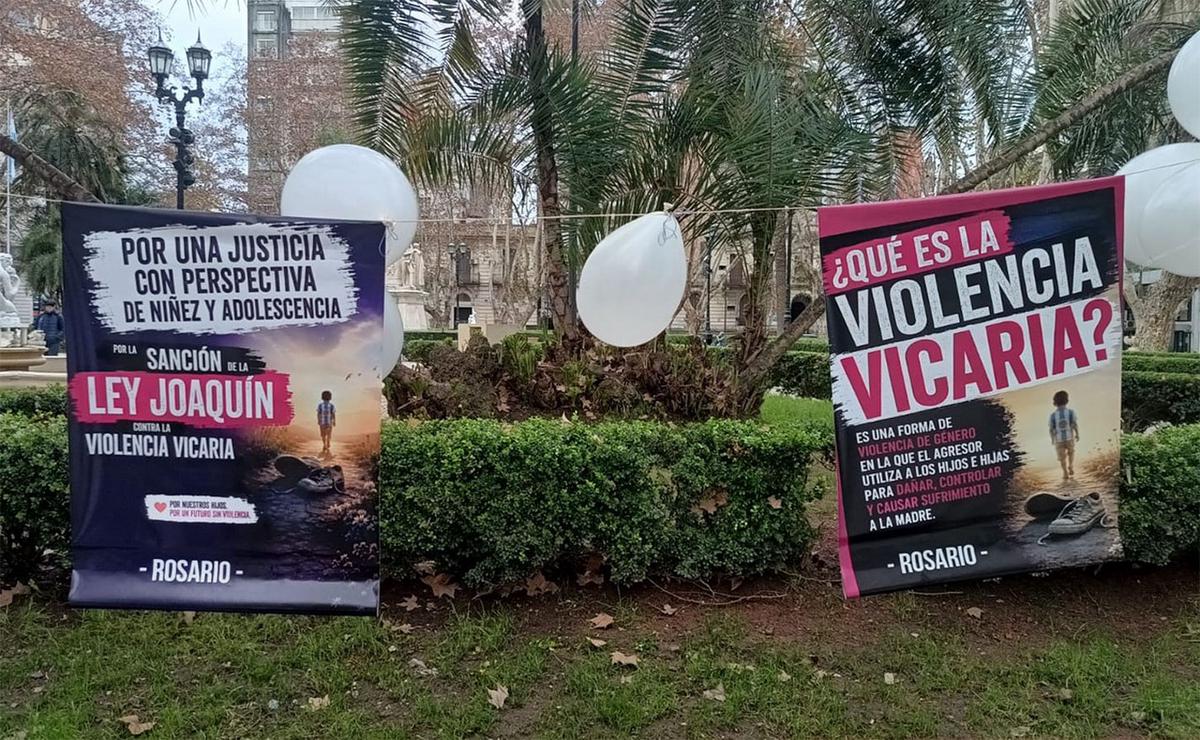Madres en Rosario piden por la ley Joaquín.