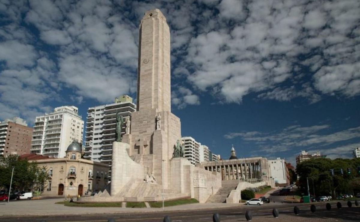 FOTO: El Monumento a la Bandera de Rosario.