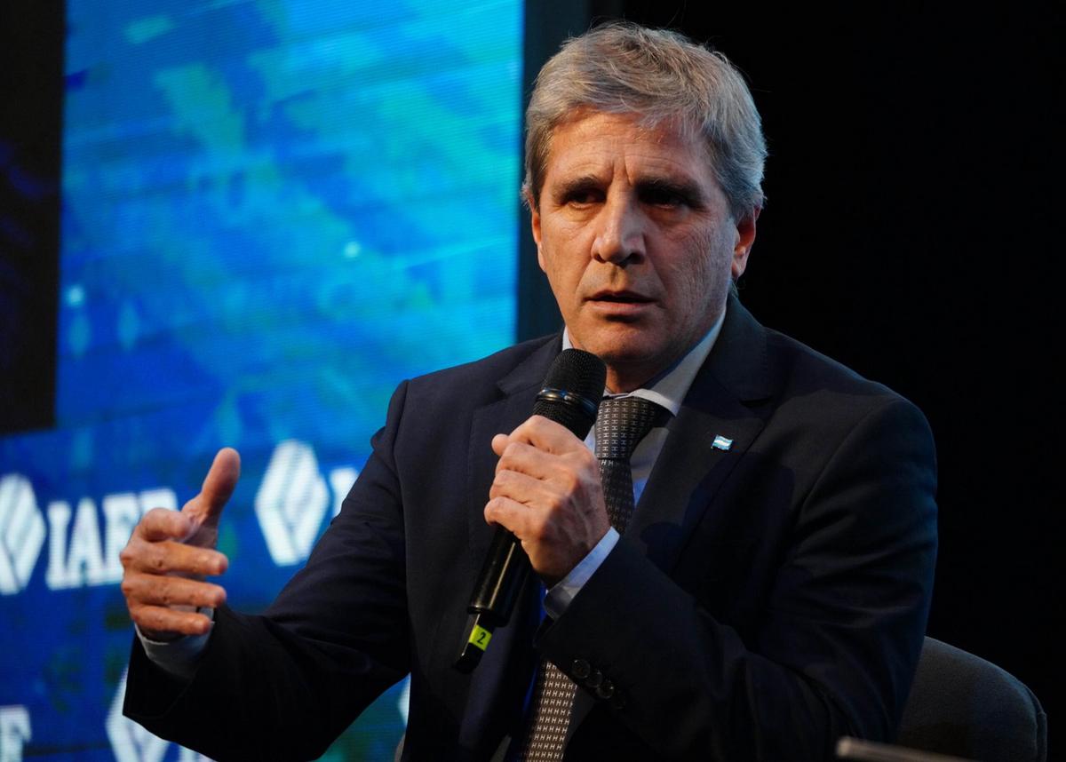 Luis Caputo, ministro de Economía de la Nación. (archivo/NA)