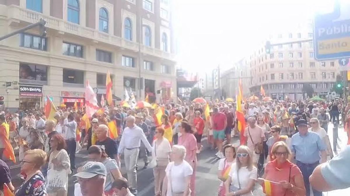 Protesta en España.
