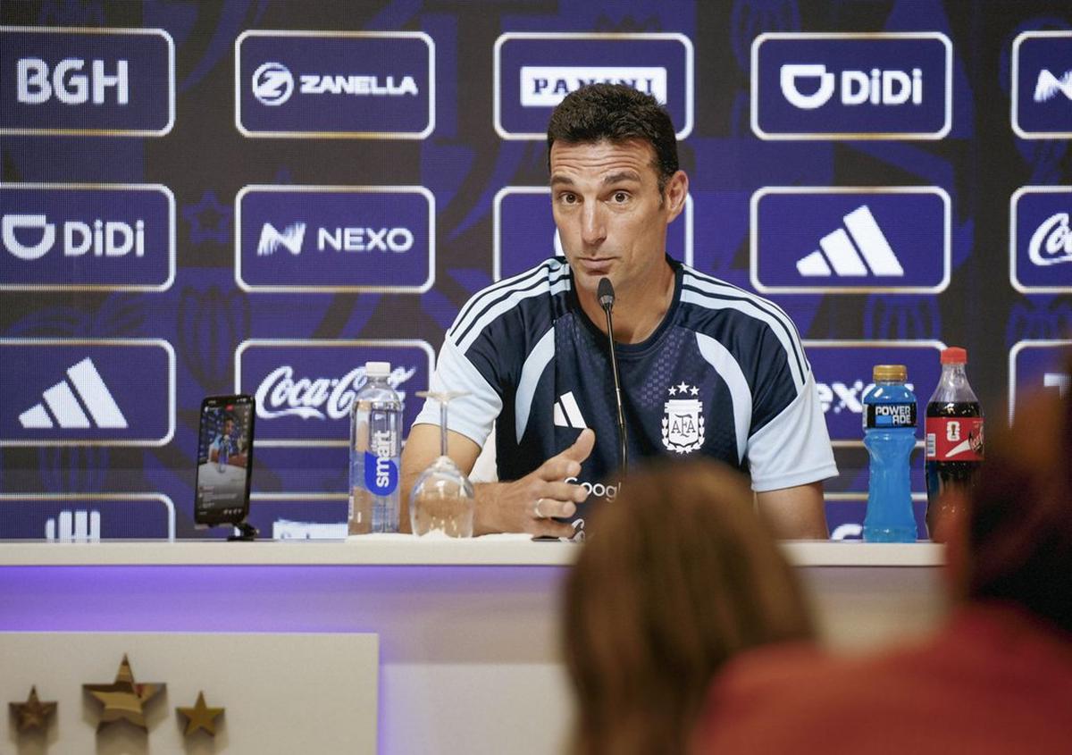 El director técnico de la Selección argentina, Lionel Scaloni.