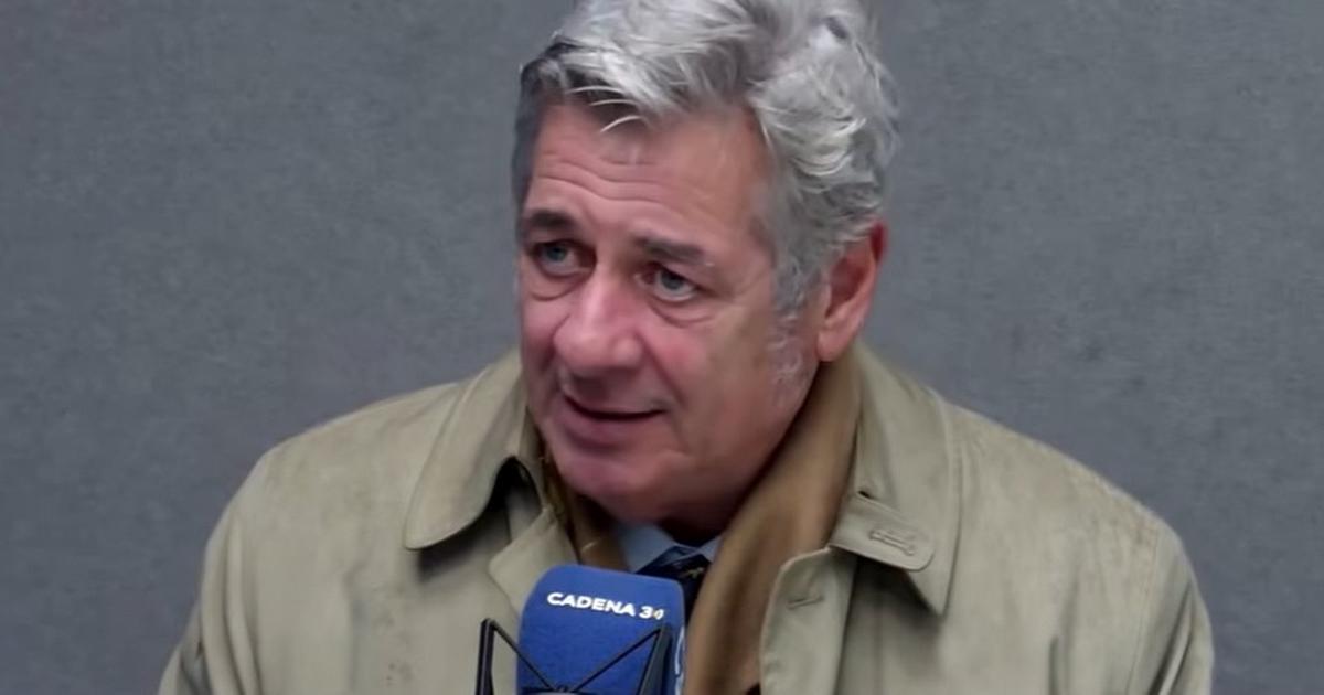 El titular de la Sociedad Rural Argentina, Nicolás Pino, durante la entrevista con Sergio Suppo.