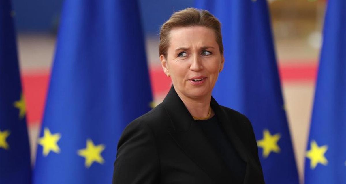 La primera ministra de Dinamarca, Mette Frederiksen.